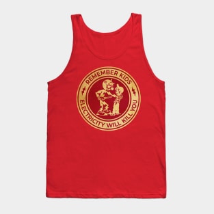 Retro Remember Kids Red Tank Top